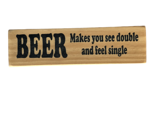 magnet - beer - rectangle - makes you see double
