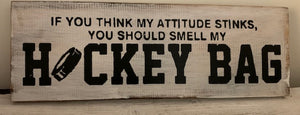 hockey sign - attitude/stiink - hockey bag - 42x15cm