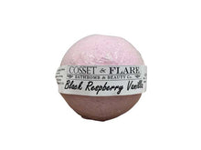 Load image into Gallery viewer, cosset &amp; flare - bath bomb - black raspberry
