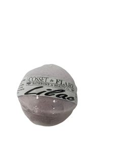 cosset & flare - bath bomb - lilac