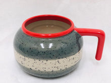 Load image into Gallery viewer, mug - curling rock  - ceramic - red
