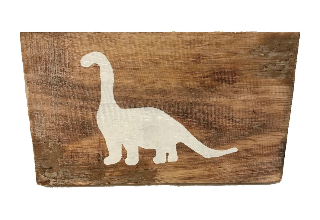 sign - dinosaur - 12x20cm - brontasaurus