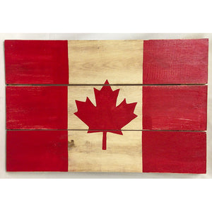 sign - Canadian flag - 60x40cm - red & white