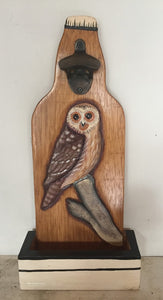 bottle opener stand - owl
