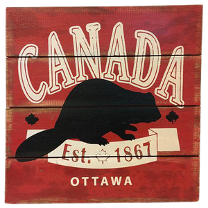 sign - beaver (ottawa)  - Canada - est 1867