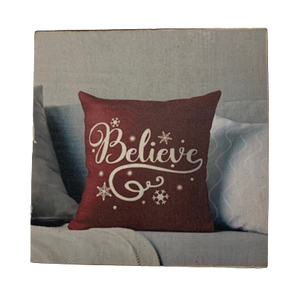 coaster - christmas - believe