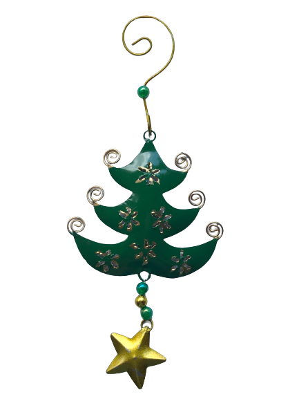 ornament - xmas tree - iron