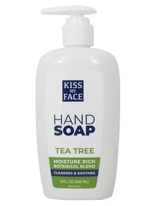 kiss my face - hand soap pump - tea tree