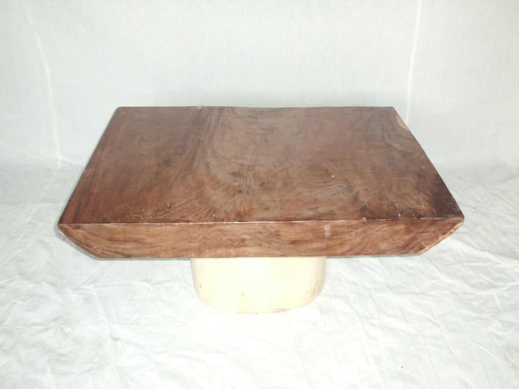 coffee table - rectangular - root # 1102 - teakroot - 95cm x 70cm x 45cm