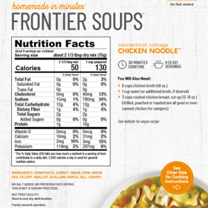 frontier soup - chicken noodle - 130 g