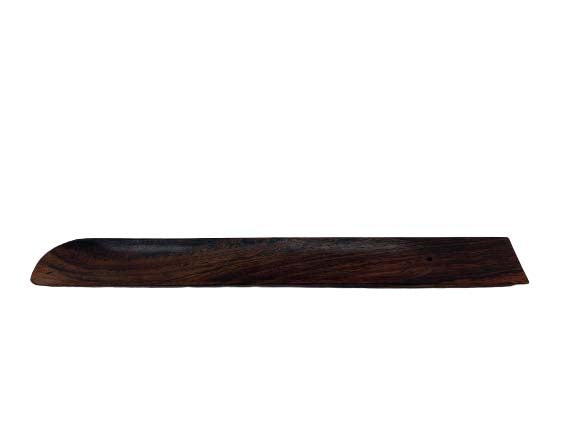 incense holder - sonowood (dark) - narrow/flat