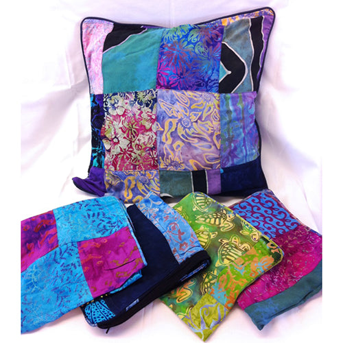 cushion cover - BATIK ANTIQUE - 45x45cm - assorted colours
