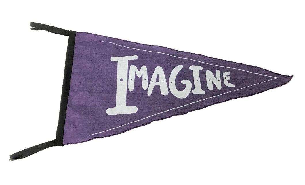 pennant - imagine - purple - 40x40x22