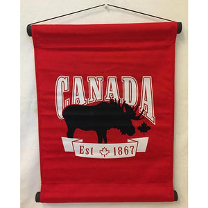 affirmation flag - est 1867 - moose - Canada