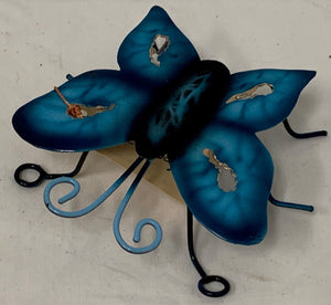 butterfly - mini - iron - 8cm - blue