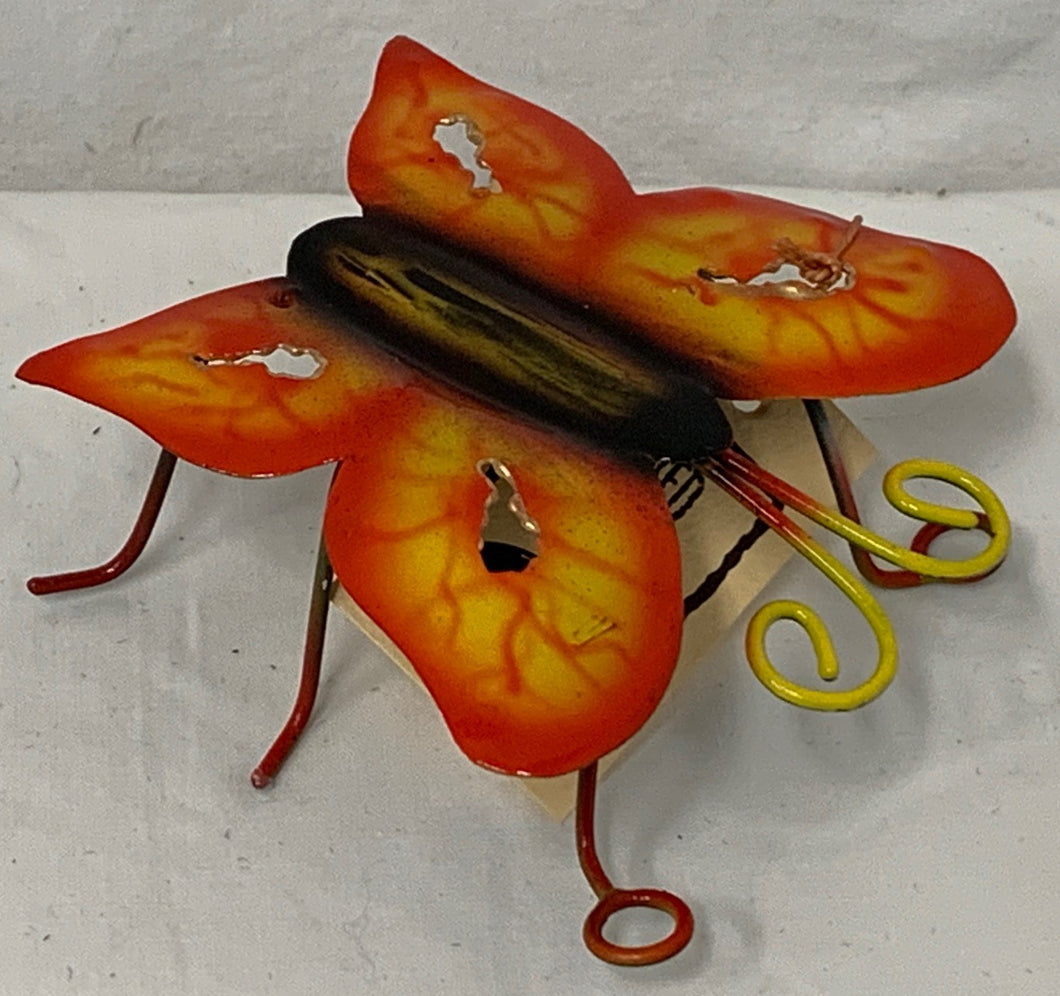 butterfly - mini - iron - 8cm - orange