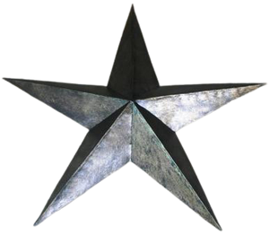 star - 18" - iron - natural grinder (3D)