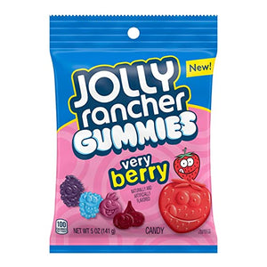jolly rancher - gummies - very berry - bag - 5oz