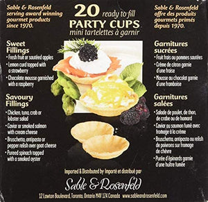 party cups - 20 - sable & rosenfeld - 60g