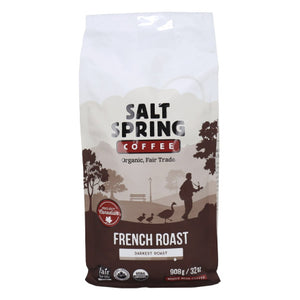 salt spring coffee - whole beans - 908g/32oz - organic/fair trade