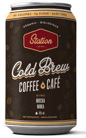 station organic cold brew coffee - mocha - 355ml