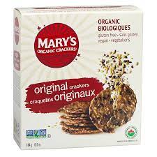 mary's organic crackers - original - 184g