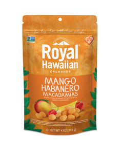 hawaiian macadamia nuts - mango habanero - 4oz