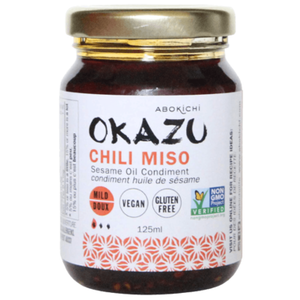 okazu - japanese chili oil - made w/ miso - 125ml