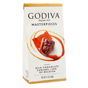 godiva - milk choc/caramel - belgium bag - 146g