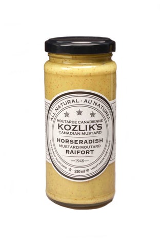 kozlik's - mustard - horseradish - 250ml