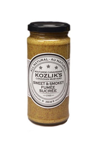 kozlik's - mustard - sweet & smokey - 250ml