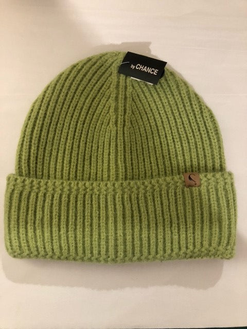 winter hat - ribbed - green