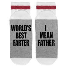 Load image into Gallery viewer, sock dirty to me - world&#39;s best farter/father
