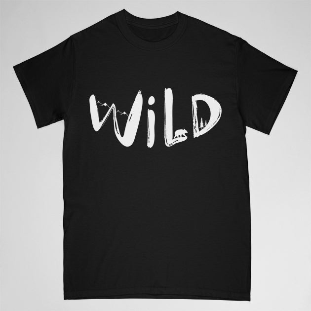 tn - adult t shirt - Wild - black - MED