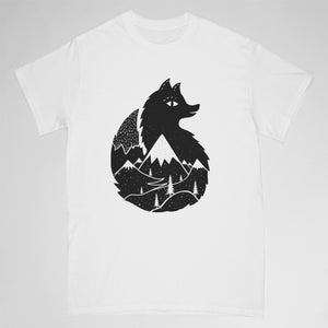 tn-adult t shirt - Fox - white -SM