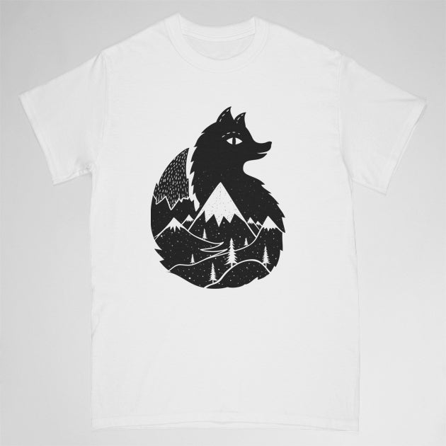 tn-adult t shirt - Fox - white -SM