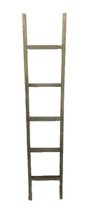 t&p - timber - 6' ladder  w/5 rungs - STAINED  - 6ft x 14”