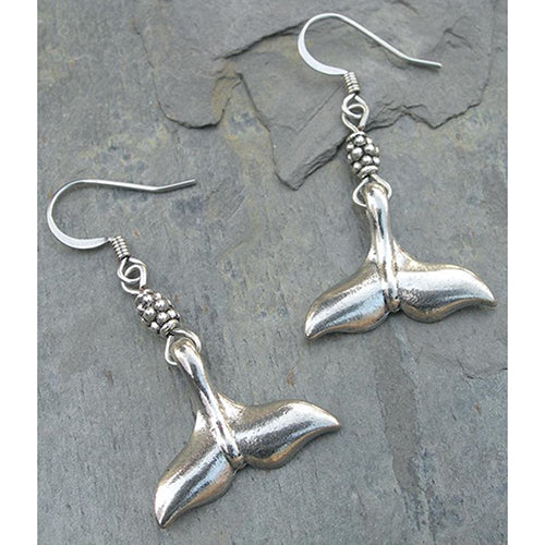 FF - whale tail earrings