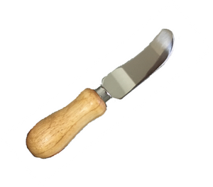cheese knife/spreader - SINGLE - bamboo handle