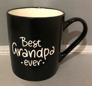 mug - best grandpa ever - ceramic