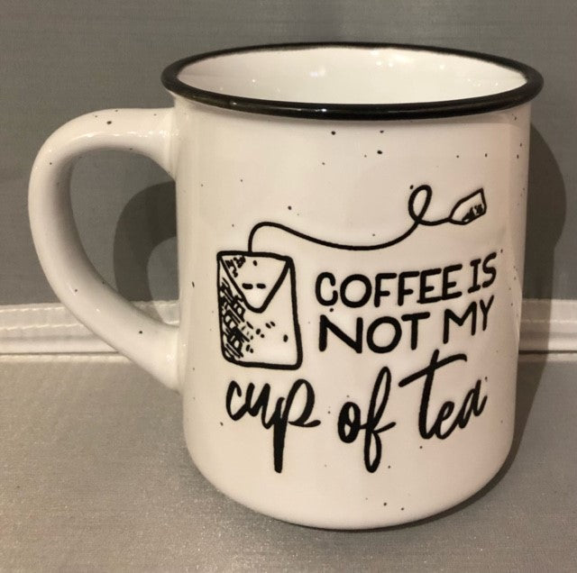mug - coffee is not my cup of tea - ceramic
