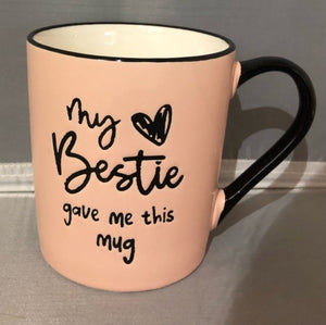 mug - this bestie - ceramic