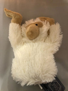 door stop - monkey - white