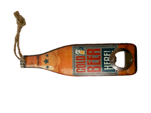 beer bottle opener - ice cold beer - 2x8"