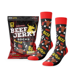 socks - beef jerky