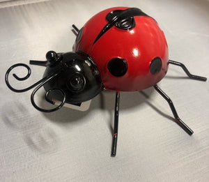 lady bug - metal - small - 3.5"