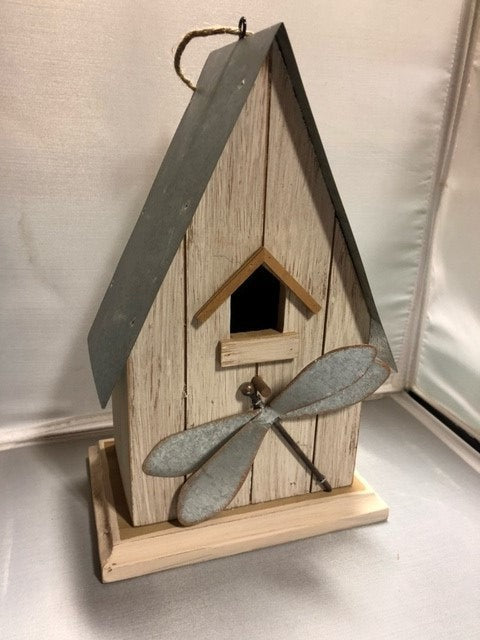 birdhouse - dragonfly - 6.5x5x11