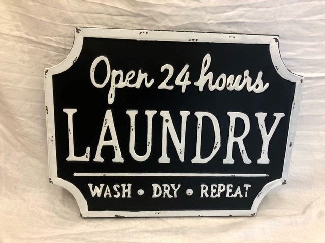 sign - 24 hour laundry service - 13