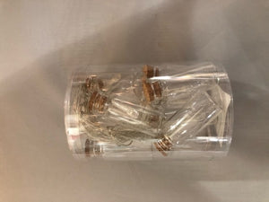 LED glass jar light garland w/ 10 LED lights - 44"