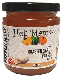 hot mamas - jar - roasted garlic pepper jelly - 250ml